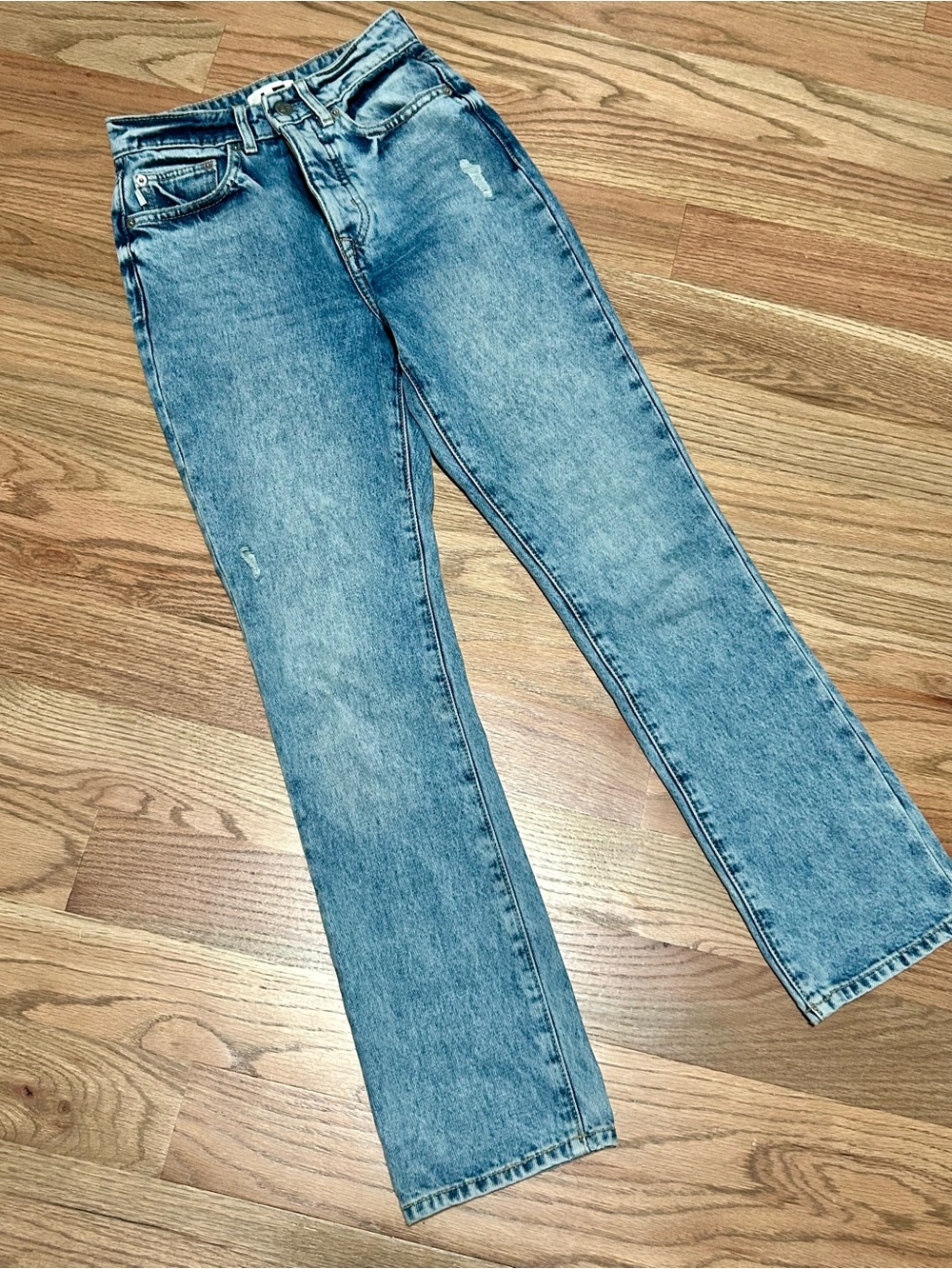Lovers And Friends Reece High Rise Slim Straight Jeans